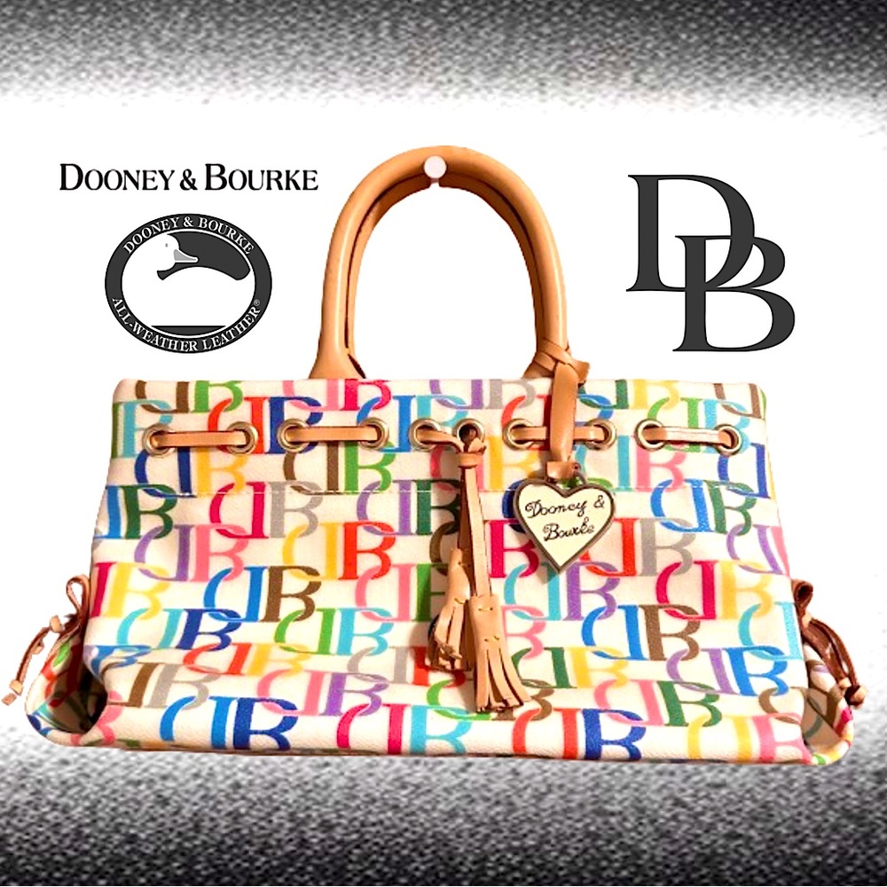 Rare Vintage Colorful Dooney & Bourke Bag 😍